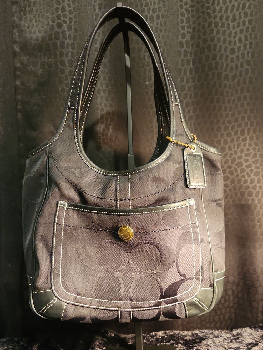 Coach Vintage  Signature Shoulder Tote